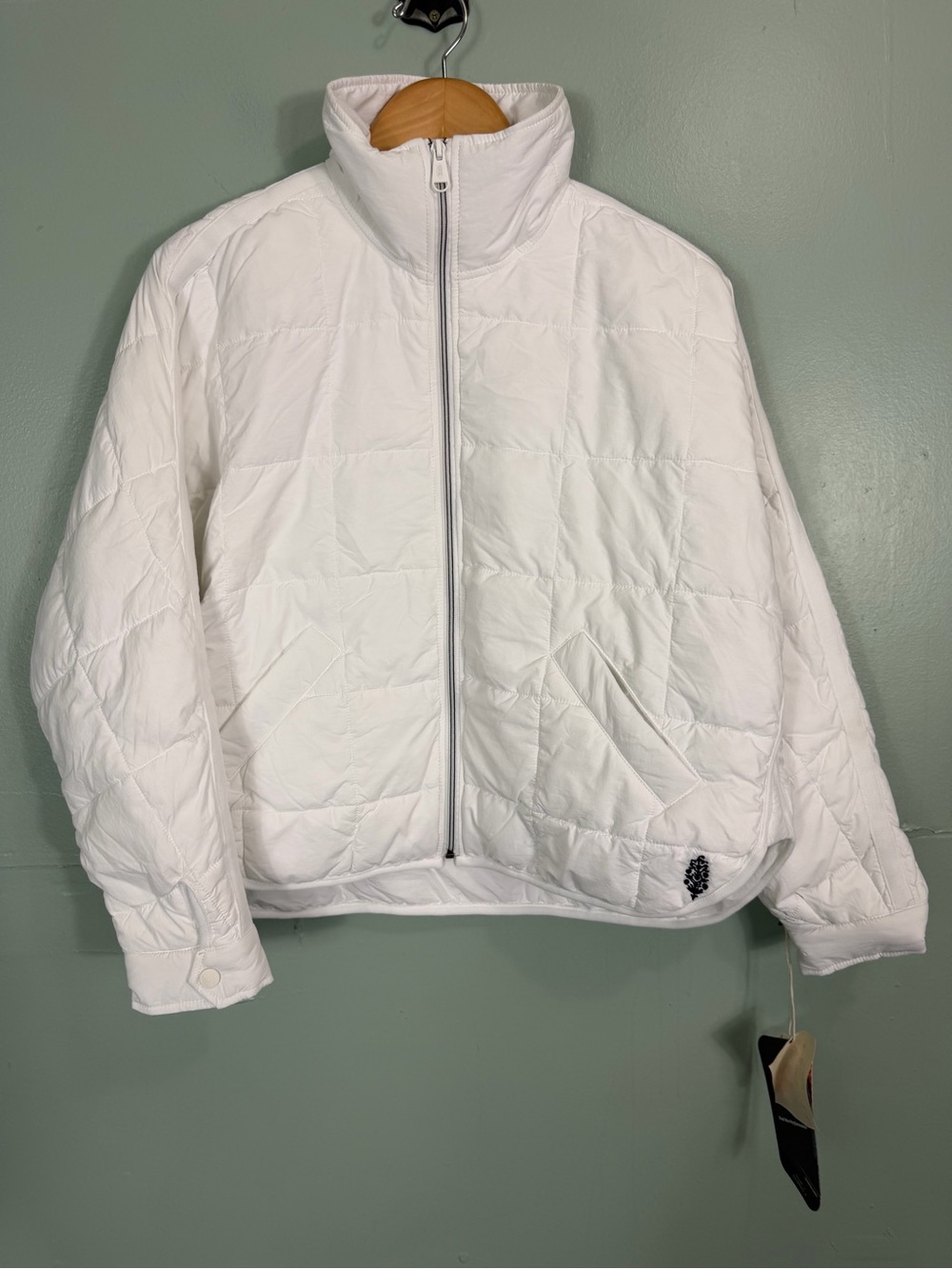 Free People Pippa Packable Puffer Jacket White XS